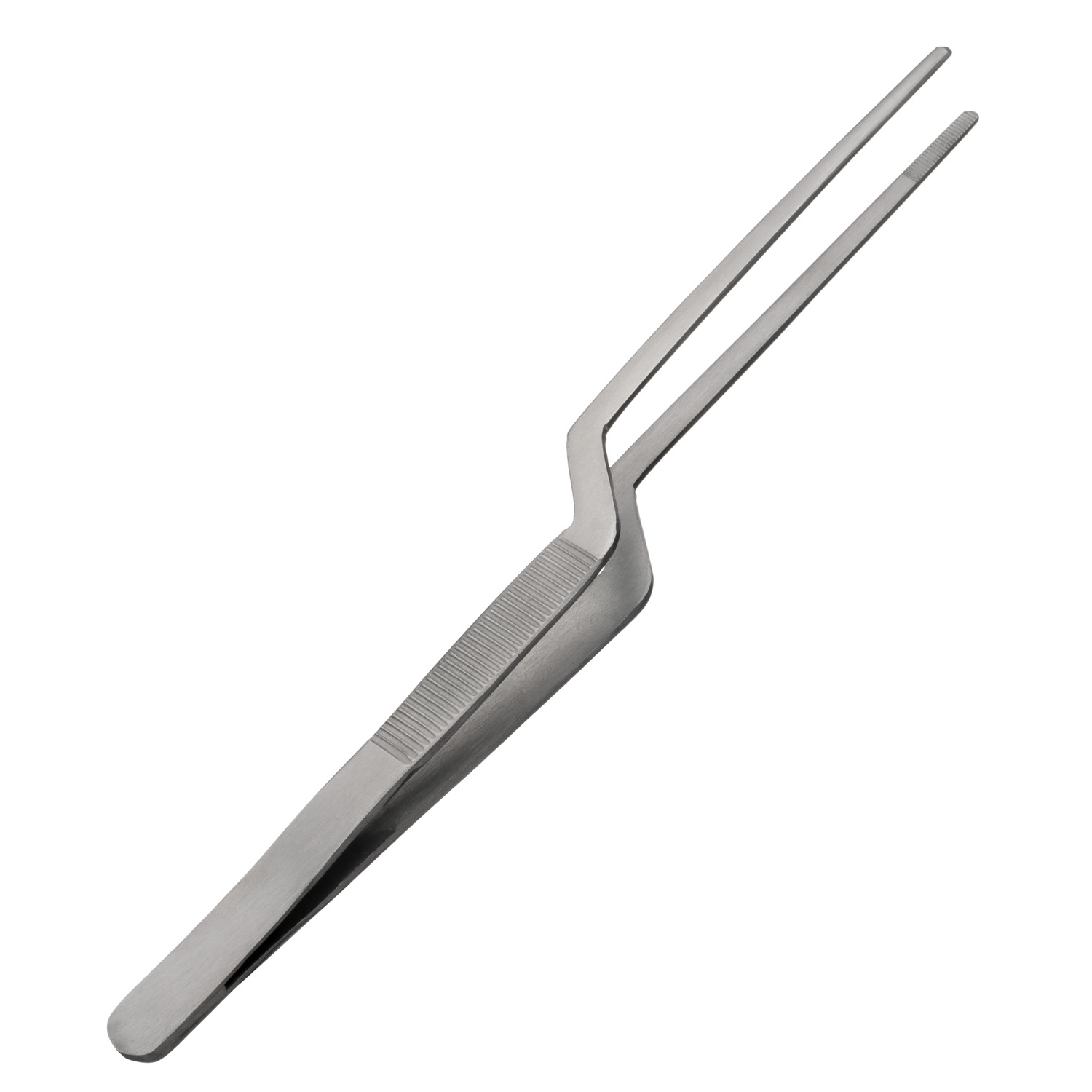 Щипцы (пинцет) 20 см. изогнутые, нерж. MGsteel /1/288/
