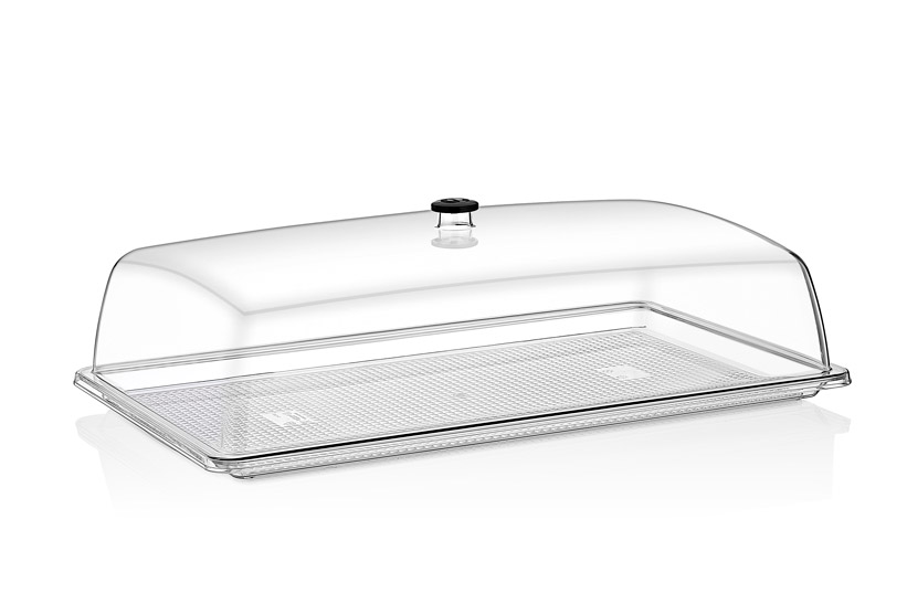 Крышка GN1/1 53*32,5 см. h=12,5 см. поликарбонат, прозрачная (поднос,гастр76854,76838,76846,76744,76745,76746,76747,76748,76749,76750,76751) GP /1/6/