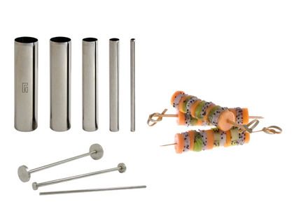 Набор для вырезания фигурных канапе "Круг" (5 форм d=5/10/15/20/25 мм.)  нерж. Tellier /1/4/