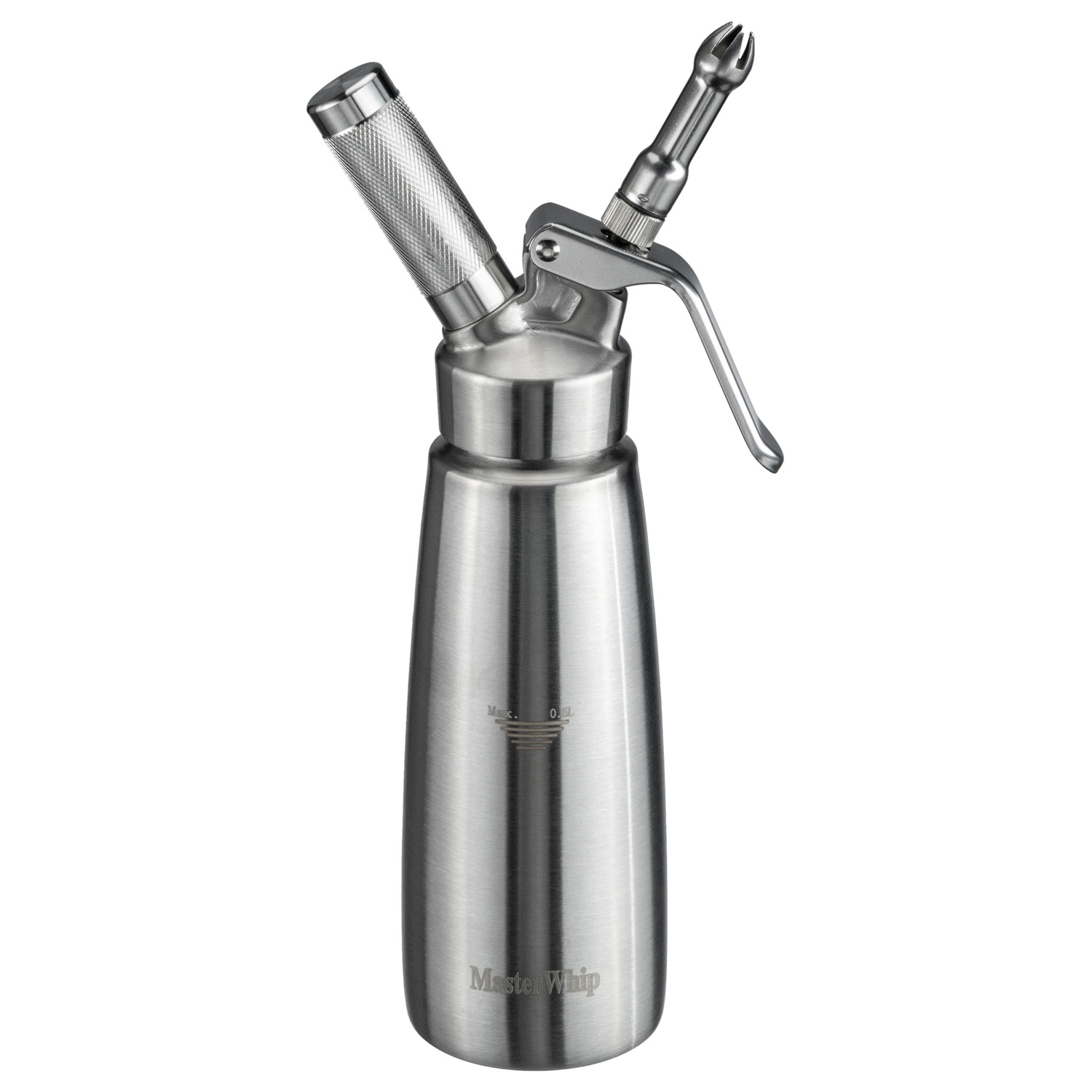 Сифон (кремер) для взбивания сливок  0,5 л. нерж./нерж. MasterWhip /1/