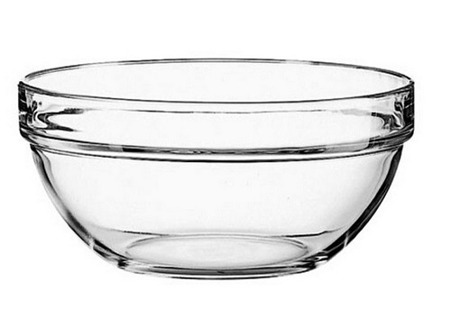 Салатник d=120 мм. 350 мл. h=52 мм. закален. штабелир. Шеф /48/1440/