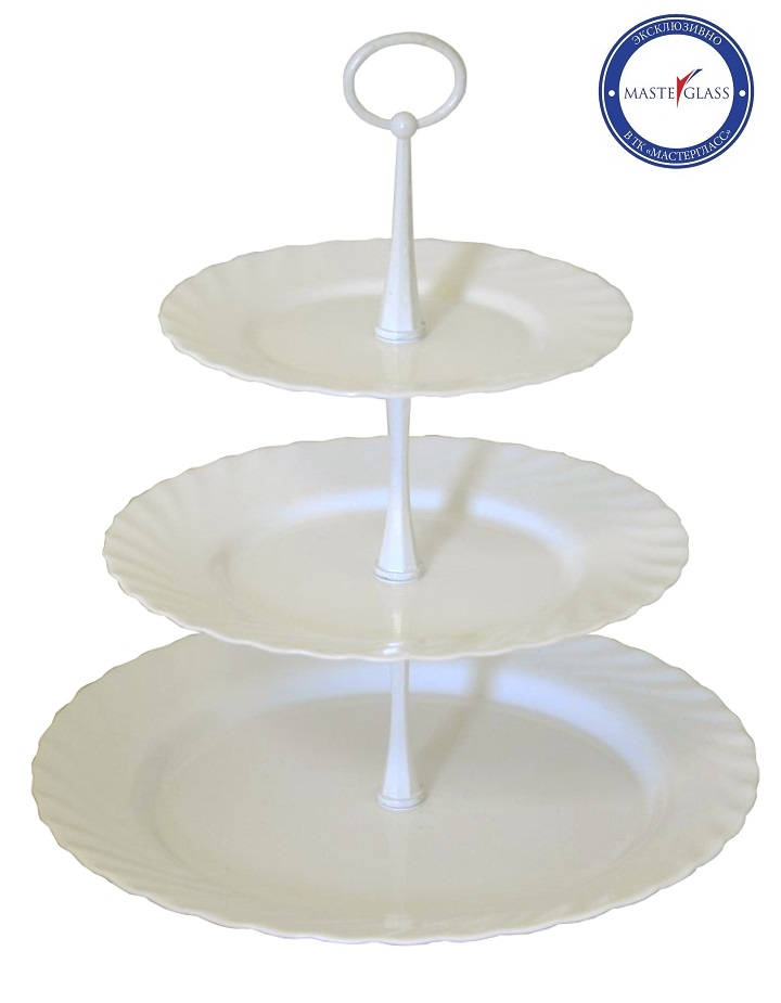 Этажерка 3-х ярусная d=19/24/31 см. h=35 см. Трианон NEW /1/  АКЦИЯ