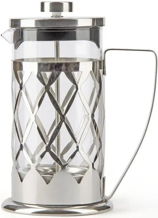 Френч-пресс  600 мл. нерж. Термостекло /1/24/