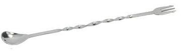 Ложка барная с вилочкой 25 см. нерж. MGsteel /1/288/
