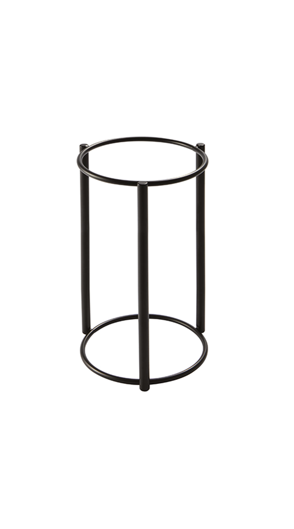 Подставка для фуршетных блюд d=19/19 см, h=30 см. нерж. черная Abert /1/12/