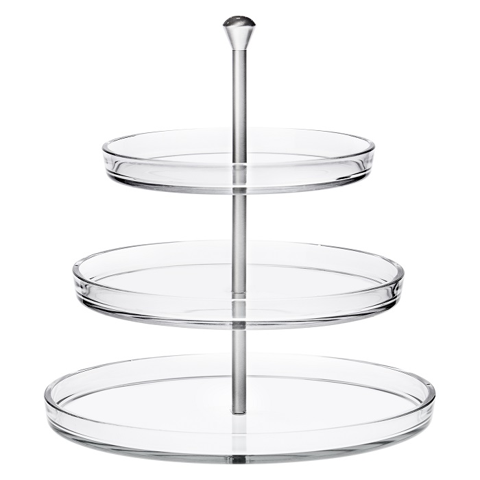 Этажерка 3-х ярусная d=22/27/32 см. h=34 см. Палладио Borgonovo /1/4/24/120/ АКЦИЯ