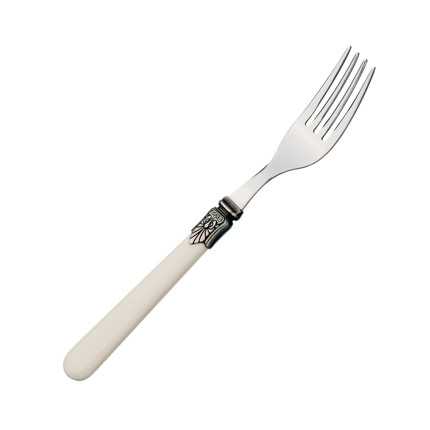 Вилка столовая Майя 18/0  1,2 мм 20,2 см. слоновая кость Abert /12/