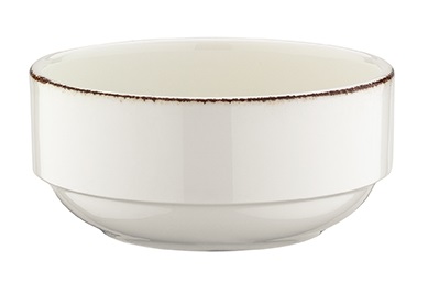 Соусник  30 мл. d=60 мм. h=26 мм. штабелир. Ретро коричневый край, форма Банкет Bonna /1/24/6720/ Соусник  30 мл. d=60 мм. h=26 мм. штабелир. Ретро коричневый край, форма Банкет Bonna /1/24/6720/