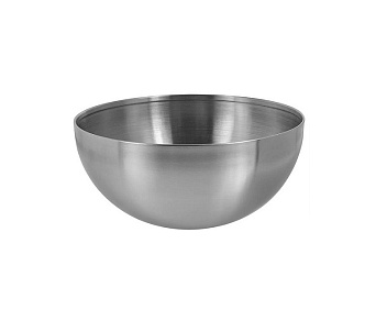 Миска  0,7 л. d=15 см. h=7 см. полусферическая, нерж. MGsteel /1/ Миска  0,7 л. d=15 см. h=7 см. полусферическая, нерж. MGsteel /1/