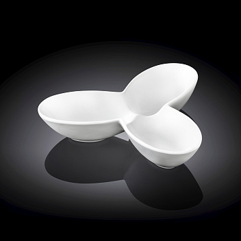 Менажница 3-х секц. 130 мм. Wilmax /1/6/72/