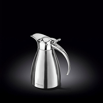 Кофейник-термос 0,6 л. вакуумный, нерж. Wilmax /1/12/ Кофейник-термос 0,6 л. вакуумный, нерж. Wilmax /1/12/