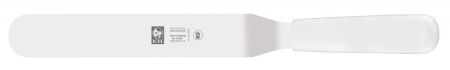 Лопатка 42 см. изогнутая раб. часть 26*4 см. нерж. с пластик. ручкой белая Icel /1/6/ Лопатка 42 см. изогнутая раб. часть 26*4 см. нерж. с пластик. ручкой белая Icel /1/6/