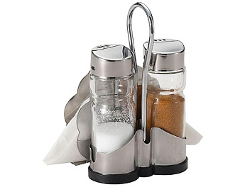 Набор для специй 2 пр.+ салфетница /1/12/96/ Набор для специй 2 пр.+ салфетница /1/12/96/