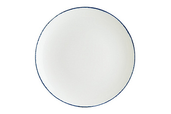 Тарелка d=230 мм. Ретро синий край, форма Гурмэ Bonna /1/12/972