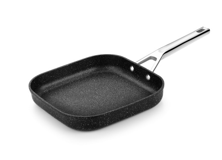 Сковорода 24*24 см. h=4,5 см. 1,9 л. алюм. с антиприг. покрыт. (индукция) микрогриль Mineral BRA&Monix /1/ Сковорода 24*24 см. h=4,5 см. 1,9 л. алюм. с антиприг. покрыт. (индукция) микрогриль Mineral BRA&Monix /1/