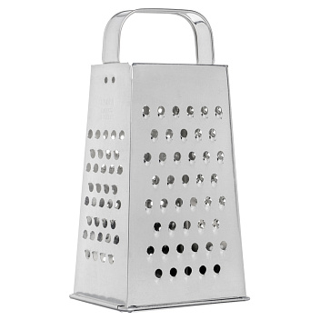 Терка 4-х гранная 22 см. белая жесть /1/