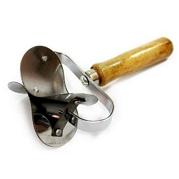 Нож для теста 10*17 см. нерж,  ручка дерево /1/250/ Нож для теста 10*17 см. нерж,  ручка дерево /1/250/