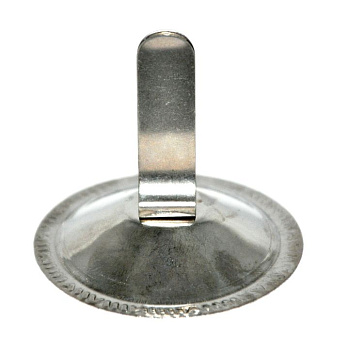 Держатель для ценников и табличек d=6 см. h=5,5 см. нерж. на подставке MGsteel /1/240/ АКЦИЯ