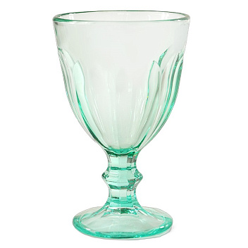 Бокал для вина 240 мл. d=90 мм. h=144 мм. Роман бирюзовый /12/576/ Бокал для вина 240 мл. d=90 мм. h=144 мм. Роман бирюзовый /12/576/