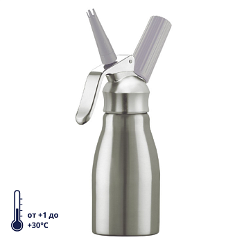 Сифон (кремер) для взбивания сливок 0,25 л. нерж/алюм Symphonie KAYSER /1/6/ Сифон (кремер) для взбивания сливок 0,25 л. нерж/алюм Symphonie KAYSER /1/6/