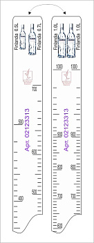 Линейка Finlandia (0.5 л./0.7 л./1 л.) L=28 см. В=2 см. /1/ Линейка Finlandia (0.5 л./0.7 л./1 л.) L=28 см. В=2 см. /1/