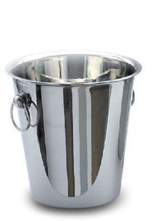 Ведро для шампанского  4 л. нерж. d=210/130 мм. h=205 мм. с кольцами для 1-й бутылки MGsteel /1/6/24/ Ведро для шампанского  4 л. нерж. d=210/130 мм. h=205 мм. с кольцами для 1-й бутылки MGsteel /1/6/24/