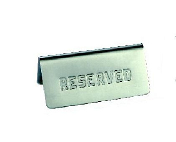 Табличка "Резерв" 120*55 мм. нерж. MGsteel /1/100/ Табличка "Резерв" 120*55 мм. нерж. MGsteel /1/100/