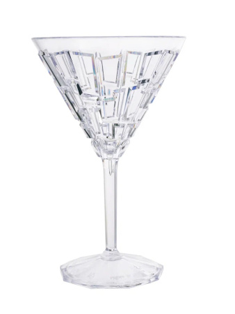 Бокал для мартини 300 мл. d=115 мм. h=180 мм. поликарбонат, прозрачн. Кристал Мозаик GP /1/50/ Бокал для мартини 300 мл. d=115 мм. h=180 мм. поликарбонат, прозрачн. Кристал Мозаик GP /1/50/