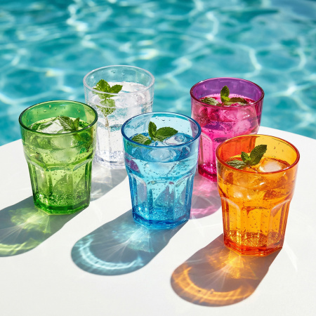 Олд Фэшн 250 мл. d=83 мм. h=90 мм. поликарбонат зеленый /1/42/