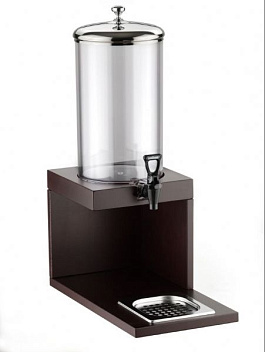 Диспенсер для соков, холод.напитков, 8 л. h=67 см. колба поликарбонат, подставка дерево, коричневый Pinti /1/ Диспенсер для соков, холод.напитков, 8 л. h=67 см. колба поликарбонат, подставка дерево, коричневый Pinti /1/