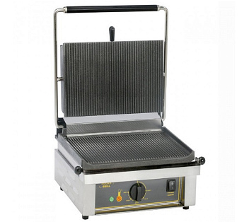 Гриль контактный 430*385*220 мм, 2 рифл. поверхности Roller Grill Panini R /1/ Гриль контактный 430*385*220 мм, 2 рифл. поверхности Roller Grill Panini R /1/