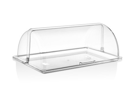 Крышка Roll-Top GN1/1 53*32,5 см. h=18,5 см. поликарбонат, прозрач. (поднос 76838,76846) GP/1/6/ Крышка Roll-Top GN1/1 53*32,5 см. h=18,5 см. поликарбонат, прозрач. (поднос 76838,76846) GP/1/6/