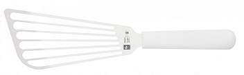 Лопатка 29 см. прямая раб. часть 17*8 см. нерж. широкая с пластик. ручкой, белая Icel /1/6/ Лопатка 29 см. прямая раб. часть 17*8 см. нерж. широкая с пластик. ручкой, белая Icel /1/6/
