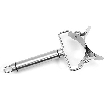 Нож для теста 19*9 см. нерж,  ручка нерж. /1/ Нож для теста 19*9 см. нерж,  ручка нерж. /1/