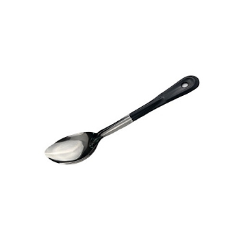 Ложка гарнирная 28,5 см., L ручки 19 см. нерж. черная ручка MGsteel /1/12/144/ Ложка гарнирная 28,5 см., L ручки 19 см. нерж. черная ручка MGsteel /1/12/144/