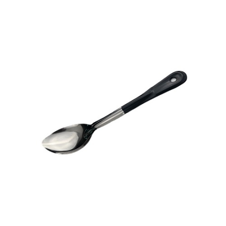 Ложка гарнирная 28,5 см., L ручки 19 см. нерж. черная ручка MGsteel /1/12/144/ Ложка гарнирная 28,5 см., L ручки 19 см. нерж. черная ручка MGsteel /1/12/144/