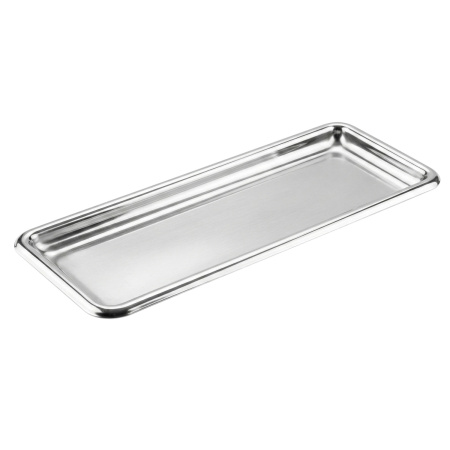 Блюдо для подачи прямоуг. 24*9,5 см. нерж. Abert /1/