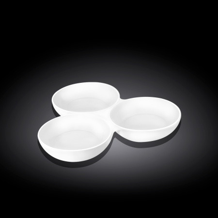 Менажница 3-х секц. 255 мм. Wilmax /4/24/ Менажница 3-х секц. 255 мм. Wilmax /4/24/