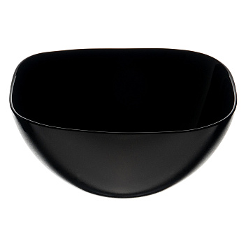 Салатник квадр. 140*140 мм. 500 мл. h=60  мм. Эволюшн Блэк /6/24/1440/