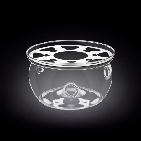 Подставка для подогрева чайника d=15 см. h=8 см. стеклянная Термостекло Wilmax /1/3/40/ Подставка для подогрева чайника d=15 см. h=8 см. стеклянная Термостекло Wilmax /1/3/40/