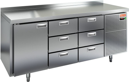 Стол холодильный с выдвиж. ящ. GN 133/TN Hicold Стол холодильный с выдвиж. ящ. GN 133/TN Hicold