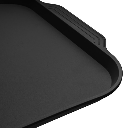 Поднос 45*34,5 см. черный (110) поверхность шагрень MGprof /1/10/ 