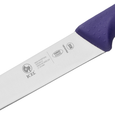 Нож для мяса 250/380 мм. фиолетовый антибактер. ручка HoReCa Icel /1/6/ Нож для мяса 250/380 мм. фиолетовый антибактер. ручка HoReCa Icel /1/6/