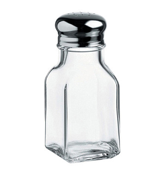Солонка/перечница 100 мл. с метал. крышкой Бейзик /1/12/2688/ Солонка/перечница 100 мл. с метал. крышкой Бейзик /1/12/2688/