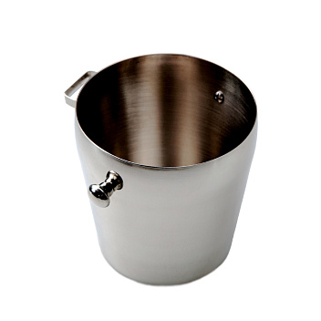 Ведро для льда 1,0 л. нерж. d=12,5 см., с нерж. щипцами MGsteel /1/48/ Ведро для льда 1,0 л. нерж. d=12,5 см., с нерж. щипцами MGsteel /1/48/