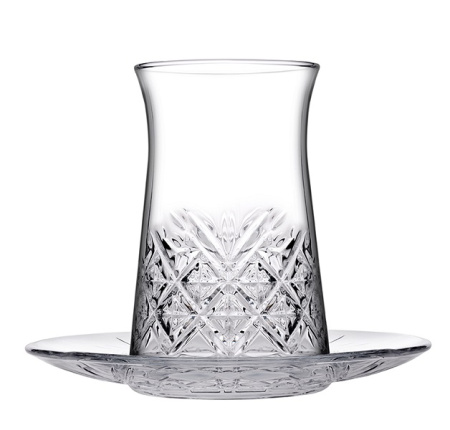 Стаканчик для чая 160 мл. d=56 мм. h=95 мм. с блюдцем Таймлесс Турция /1/6/120/576/ Стаканчик для чая 160 мл. d=56 мм. h=95 мм. с блюдцем Таймлесс Турция /1/6/120/576/