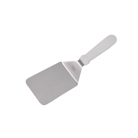 Лопатка 30 см. изогнутая раб.часть 15*9,5 см. нерж. широкая с пласт. ручкой MGsteel /1/ Лопатка 30 см. изогнутая раб.часть 15*9,5 см. нерж. широкая с пласт. ручкой MGsteel /1/