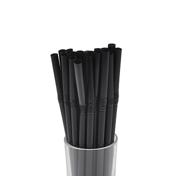 Трубочки кокт. 0,8*24 см. 500 шт/уп. гофрир. черные Милк /1/10/ Трубочки кокт. 0,8*24 см. 500 шт/уп. гофрир. черные Милк /1/10/