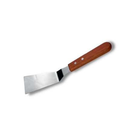 Лопатка 24,5 см. изогнутая раб.часть 13*5,5 см. нерж., с дерев. ручкой MGsteel /1/120/ Лопатка 24,5 см. изогнутая раб.часть 13*5,5 см. нерж., с дерев. ручкой MGsteel /1/120/