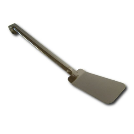 Лопатка 44,5 см. изогнутая раб. часть 13,5*8 см. нерж. широкая /1/50/ Лопатка 44,5 см. изогнутая раб. часть 13,5*8 см. нерж. широкая /1/50/